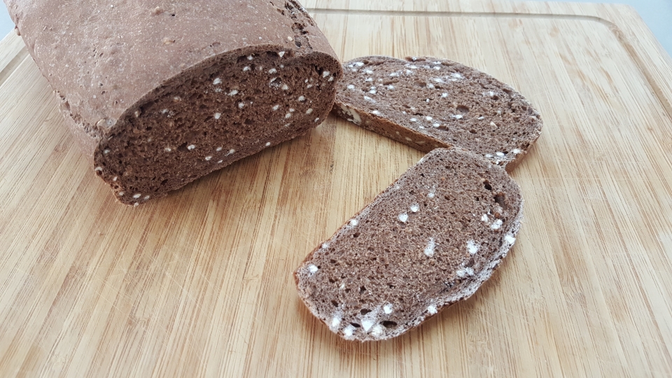 Pan integral con trigo sarraceno y algarroba