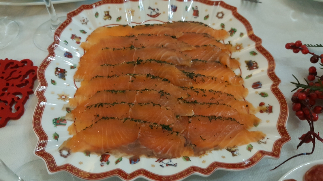 Salmon marinado