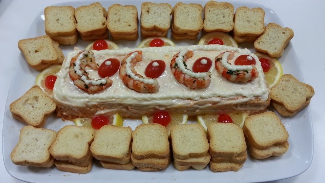 Puding de gambas