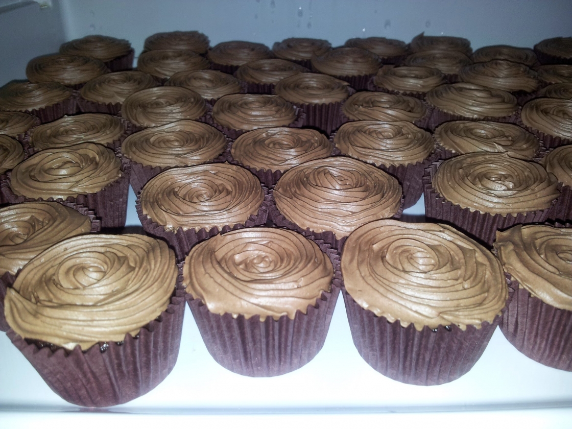 mini cupcakes de xocolata