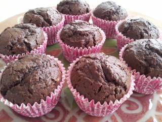 Muffins de chocolate Dan Lepart