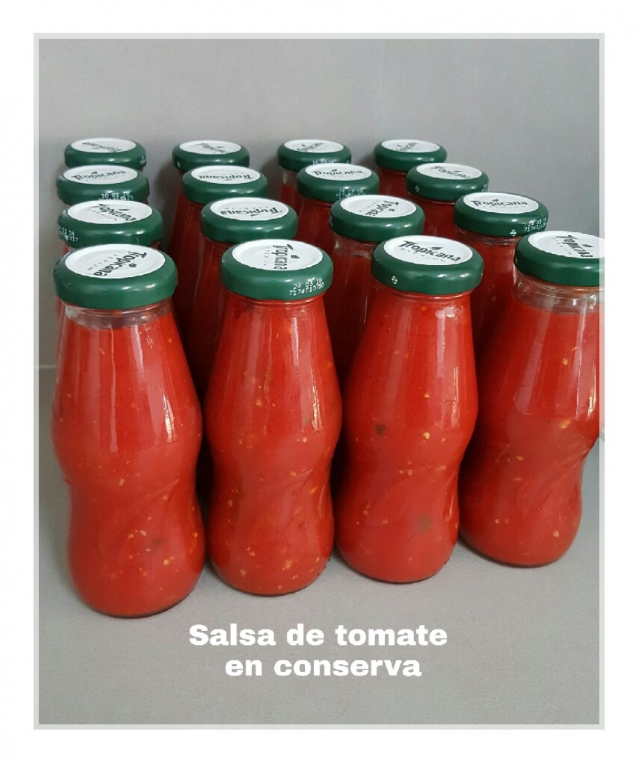 Salsa de tomate para conserva