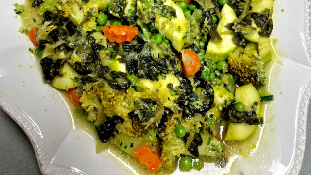 Verduras a la menta